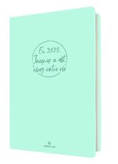 Agenda Camelia 25 - 1 semaine sur 2 pasges - 17 x 24,5 cm - lagon - Oberthur
