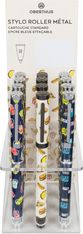 Stylo roller a cartouche Divertissement - 3 decors assortis - Oberthur