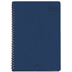 Agenda à spirale Grenade 25 - 1 semaine sur 2 pages - marine - Oberthur