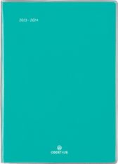 Agenda Colorside - 1 semaine sur 2 pages - 15,5 x 21,5 cm - vert - Oberthur