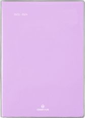 Agenda Colorside - 1 semaine sur 2 pages - 15,5 x 21,5 cm - lilas - Oberthur