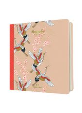 Agenda à élastique Sakura 16 bureau - 1 semaine sur 2 pages - oiseaux - Oberthur