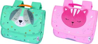 Cartable maternelle Doudou - 32 cm - 2 compartiments - 2 modèles disponibles - Oberthur
