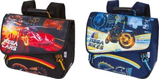 Cartable Megacars / Megabikes - 38 cm - 2 compartiments - 2 modèles disponibles - Oberthur