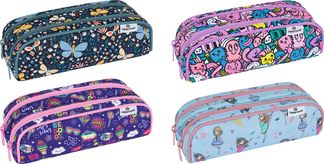 Trousse Motif - 2 compartiments - différents modèles disponibles - Oberthur