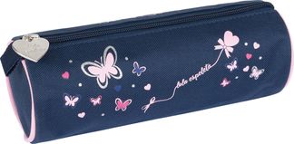 Trousse ronde Lola Espeleta - 1 compartiment - marine - Oberthur