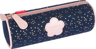 Trousse ronde Kickers Girl - 1 compartiment - marine - Oberthur