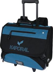 Cartable à roulettes Kaporal Primaire - 41 cm - 2 compartiments - chine noir - Oberthur