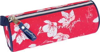 Trousse ronde Kaporal Girl - 1 compartiment - rouge - Oberthur