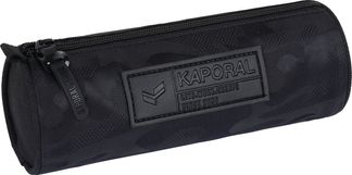 Trousse ronde Kaporal Boy - 1 compartiment - noir et motif camouflage - Oberthur