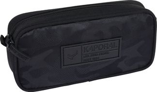 Trousse rectangulaire Kaporal Boy - 1 compartiment - noir et motif camouflage - Oberthur