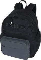 Sac à dos Deeluxe College - 2 compartiments - noir - Oberthur
