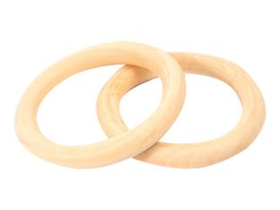 Graine Creative - lot de 2 anneaux en bois - Ø 7,5 cm