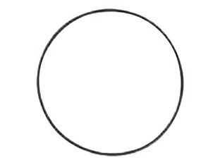 Graine Creative - cercle en métal noir - Ø 25 cm