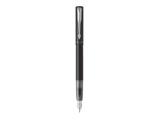 Parker Vector XL - Stylo plume noir - pointe moyenne - bleu