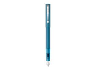 Parker Vector XL - Stylo plume bleu turquoise - pointe moyenne - bleu