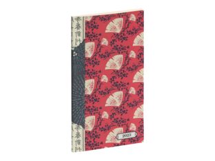 Agenda de poche Gwenaëlle Trolez - 1 semaine sur 2 pages - 9 x 17,5 cm - éventails - Exacompta