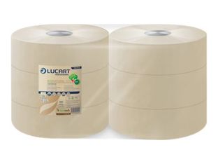 Lucart EcoNatural 350 - papier toilette - 6 rouleaux - 350 m 