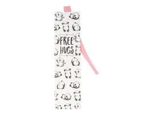 Legami - Marque-pages avec élastique - panda hugs