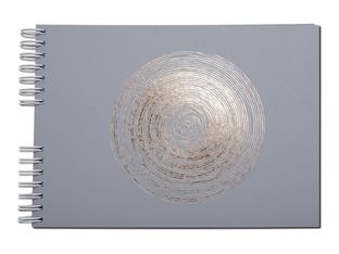 Exacompta Ellipse - Album photos à spirale 32 x 22 cm - 50 pages - gris