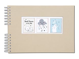 Exacompta Sweet - Album photos à spirale 32 x 22 cm - 50 pages - faune