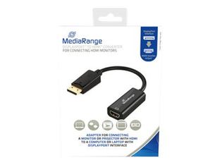 MediaRange - adaptateur displayport vers HDMI - avec câble de 15 cm