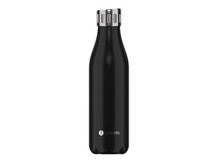 Les Artistes Paris - Gourde Bouteille isotherme 500 ml - noir - bouchon sport - acier inoxydable