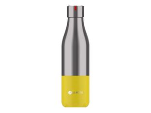 Les Artistes Paris - Gourde Bouteille isotherme 500 ml - inox et jaune - acier inoxydable