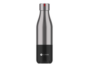 Les Artistes Paris - Gourde Bouteille isotherme 500 ml - inox et noir - acier inoxydable