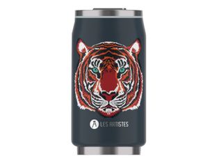Les Artistes Paris - Canette isotherme - tigre - 280 ml - acier inoxydable