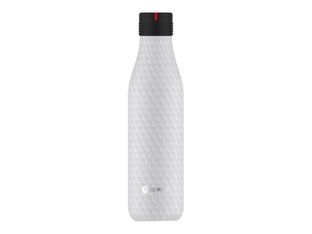 Les Artistes Paris - Gourde Bouteille isotherme 750 ml - blanc nid d'abeilles - acier inoxydable