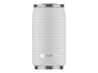 Les Artistes Paris - Canette isotherme - blanc nid 'abeilles - 280 ml - acier inoxydable