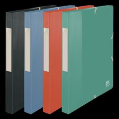 Oxford School Life Recyc+ - Boîte de classement plastique recyclé - dos 25 mm - A4 - pour 200 feuilles - disponible dans différentes couleurs