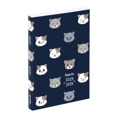 Agenda Cats 1 jour par page - 12 x 17 cm - disponible dans différentes couleurs - Viquel