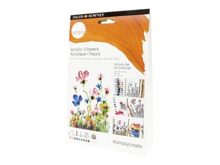 Daler-Rowney Simply Acrylic Activity Set - Creative kit - flowers