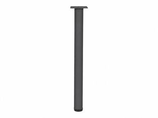 Pied tube pour banque d'accueil ZOOM - obligatoire entre 2 modules - diam 60 cm - anthracite