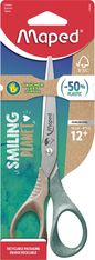 Maped Smiling Planet - Ciseaux Shape pour gaucher 16 cm - disponible dans différentes couleurs - en bois