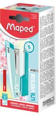 Maped - Agrafeuse Universal Metal - bleu pastel - capacité de 25 feuilles - agrafes 24/6 ou 26/6