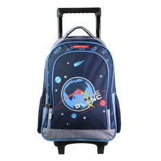 Sac à dos à roulettes Poivre Blanc Espace - 2 compartiments - bleu - Bagtrotter