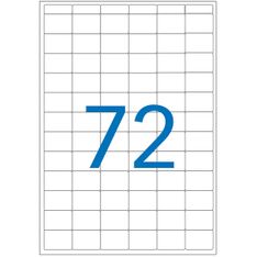 Apli Agipa - Etui A5 - 720 Étiquettes rouges multi-usages - 16 x 22 mm - réf 114333