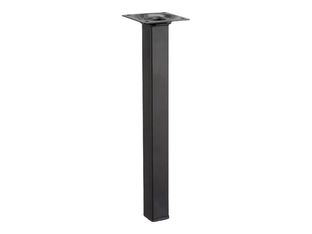 Pied carré pour retour de bureau CONNEXION - L4 x H71,5 x P4 - Anthracite