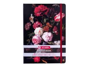 Talens Art Creation - Carnet de croquis - A4 (210 x 297 mm) - 80 feuilles - blanc - fleurs