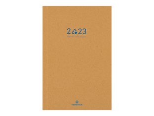 Oberthur - agenda recyclé - 160 x 240 mm - marron