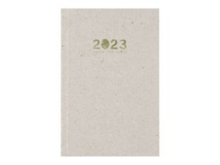 Oberthur - agenda semainier recyclé - 170 x 245 mm - beige