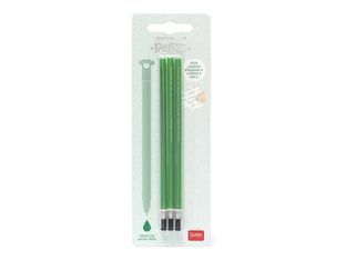Legami - Pack de 3 recharges pour stylo à encore gel - vert