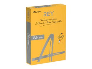 Rey Adagio - Papier couleur - A4 (210 x 297 mm) - 160 g/m² - Ramette de 250 feuilles - abricot