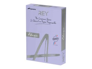 Rey Adagio - Papier couleur - A4 (210 x 297 mm) - 160 g/m² - Ramette de 250 feuilles - glycine