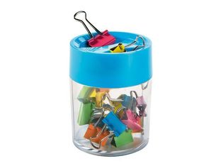 ALCO - pinces-feuilles repliables - 19 mm, 15 mm - couleurs assorties - pack de 18