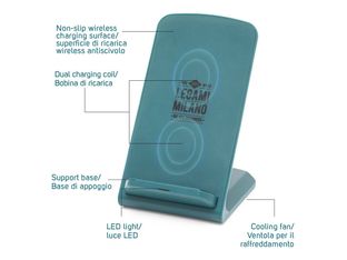 Legami Super Fast - Support de chargement sans fil - 10 Watt
