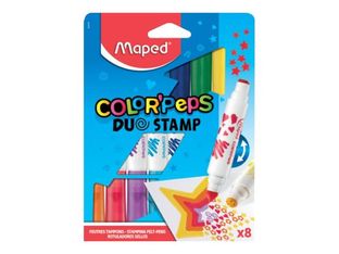 Maped Color'Peps Duo Stamp - 8 Feutres